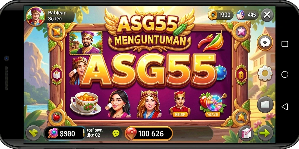Tampilan gameplay ASG55 yang menakjubkan dengan efek visual yang memukau.