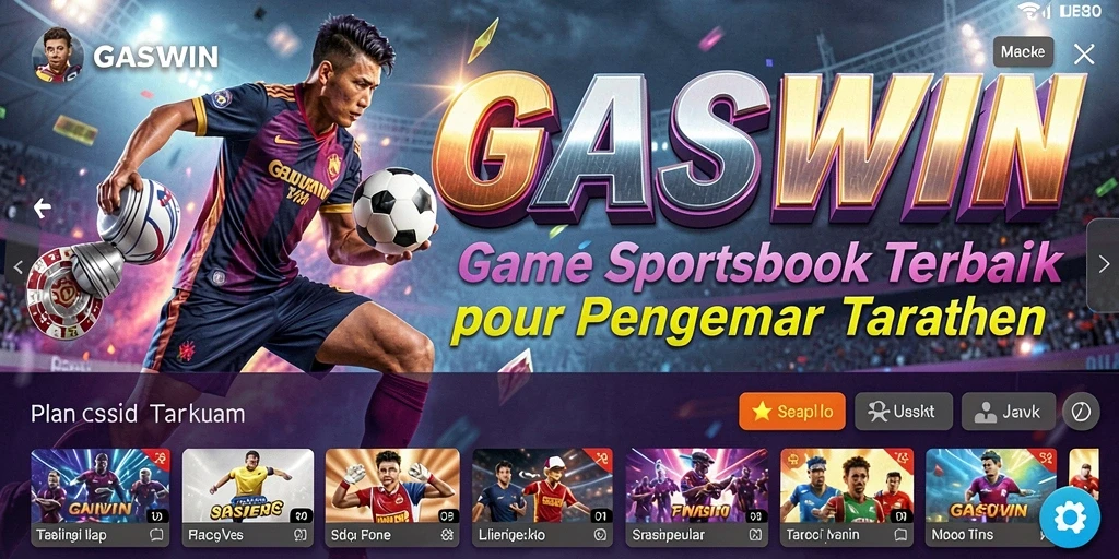 Tampilan permainan Sportsbook GASWIN yang menarik dan interaktif.