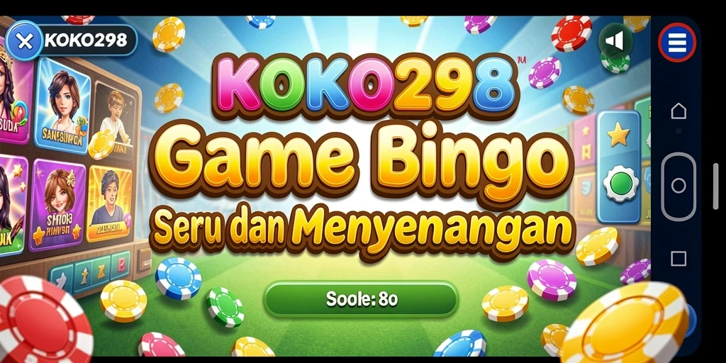 Tampilan gameplay KOKO288 dengan suasana Bingo yang seru.