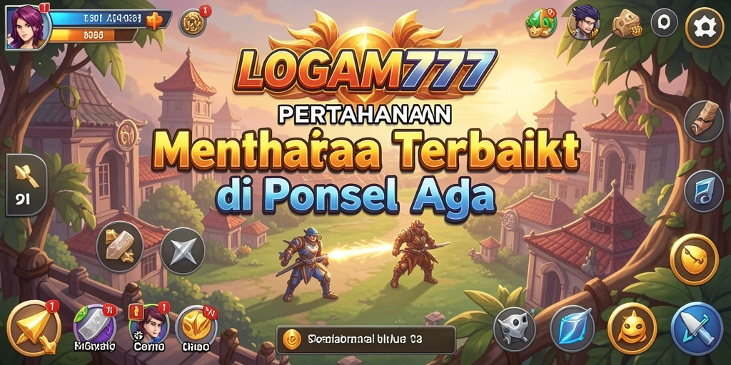 Tampilan mendebarkan gameplay Tower Defense LOGAM777.