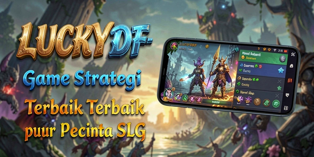 Tampilan gameplay LUCKYDF yang epik dan strategis.