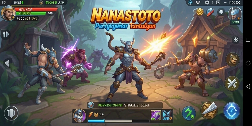 Tampilan gameplay seru dan menantang dari NANASTOTO.