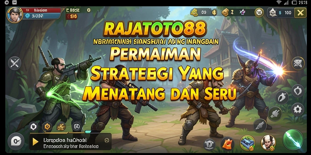 Tampilan gameplay menakjubkan dari RAJATOTO88 yang penuh strategi.