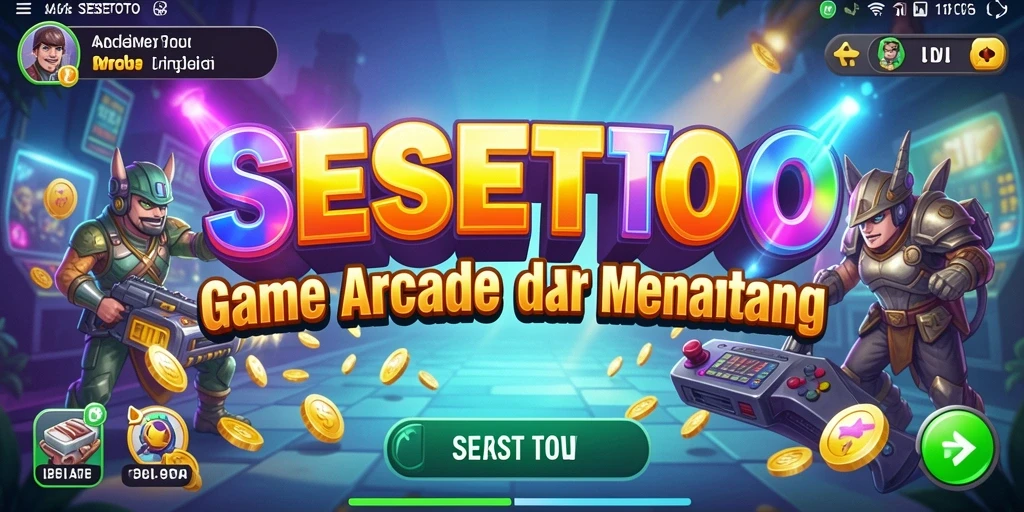 Tampilan gameplay SESETOTO yang seru dan menantang.