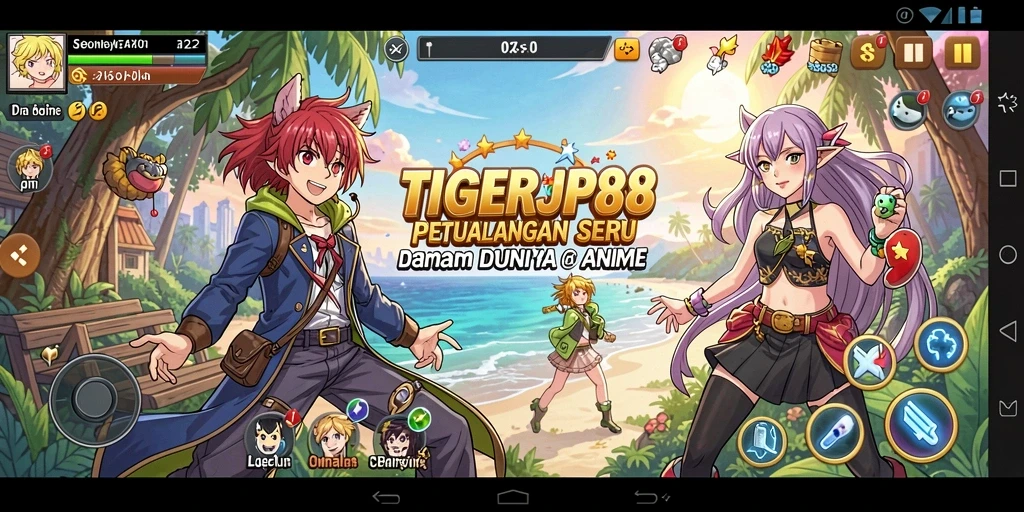 Gameplay seru dan interaktif dalam TIGERJP88 di dunia Anime.